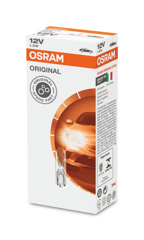 Obrázek produktu OSRAM Original Line žárovky 12V 1,2W - x10