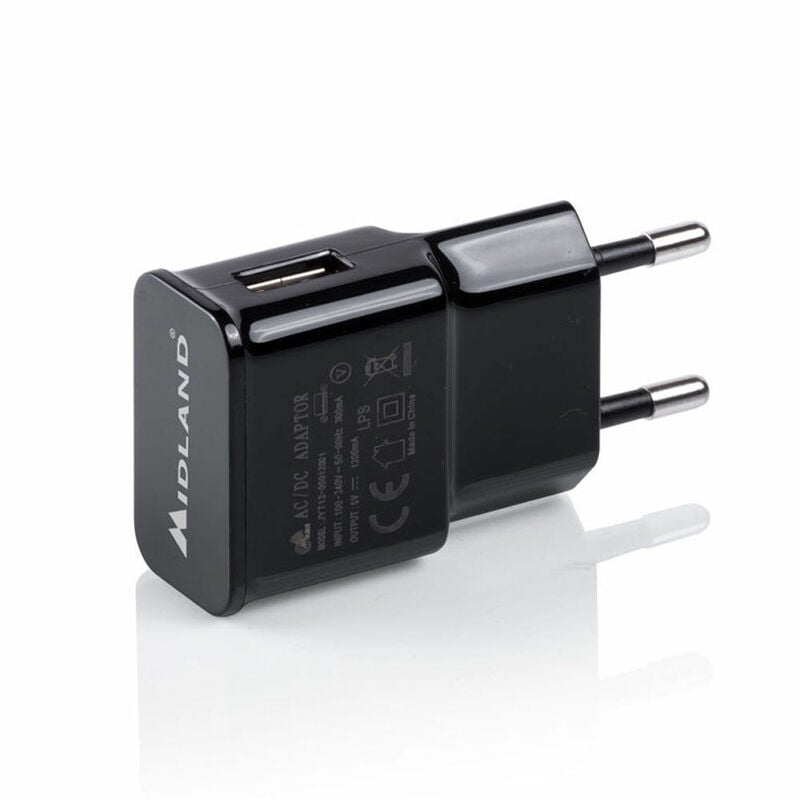 Obrázek produktu MIDLAND USB síťová nabíječka 220/5V C1254