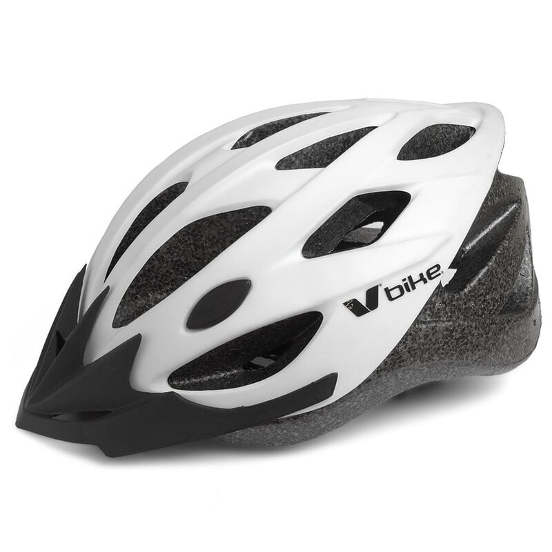 Obrázek produktu Cyklistická přilba V BIKE White Semi In-Mould (M=55-58Cm) MV-23-WH (M)