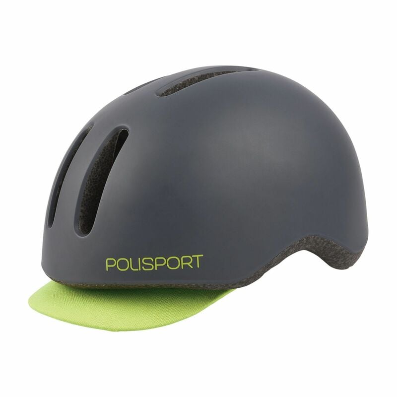 Obrázek produktu Přilba POLISPORT Commuter Dark Grey/Fluo Yellow Velikost L 8740700006