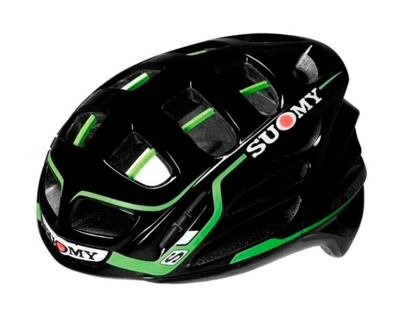 Obrázek produktu Přilba SUOMY Gun Wind S-Line Black/Green C1GW0S16 M