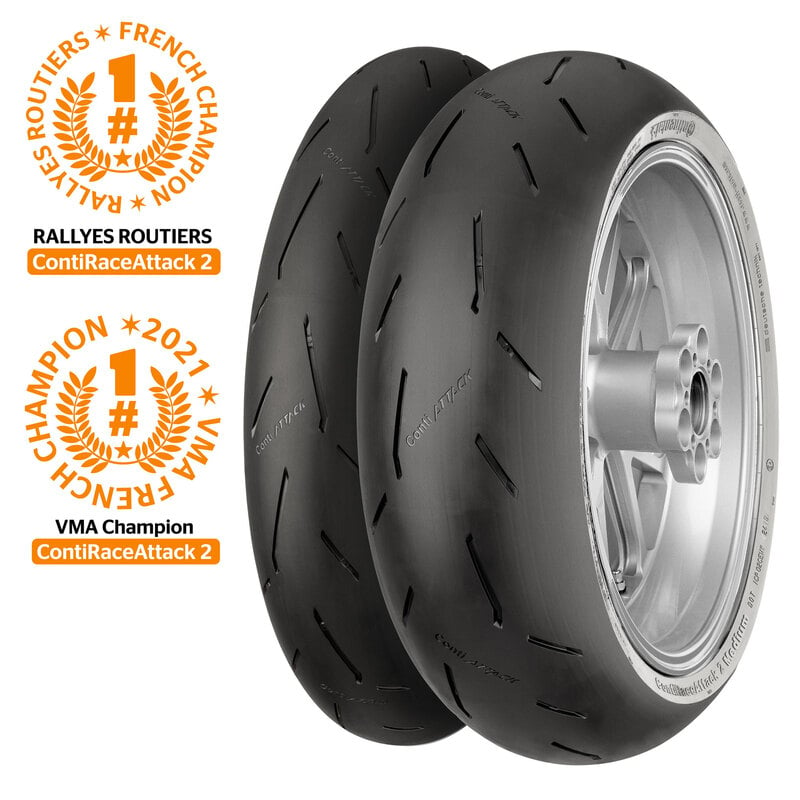 Obrázek produktu CONTINENTAL Pneumatiky CONTIRACEATTACK 2 SOFT 190/55 ZR 17 M/C 75W TL 02446530000