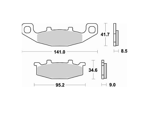 Obrázek produktu BRAKING desky 698SM1