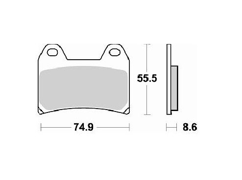 Obrázek produktu BRAKING desky 784SM1