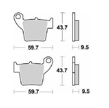 Obrázek produktu BRAKING desky 886SM1