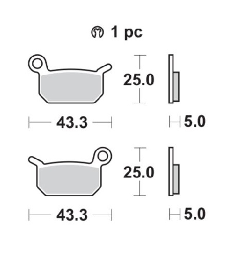 Obrázek produktu BRAKING desky 897CM44