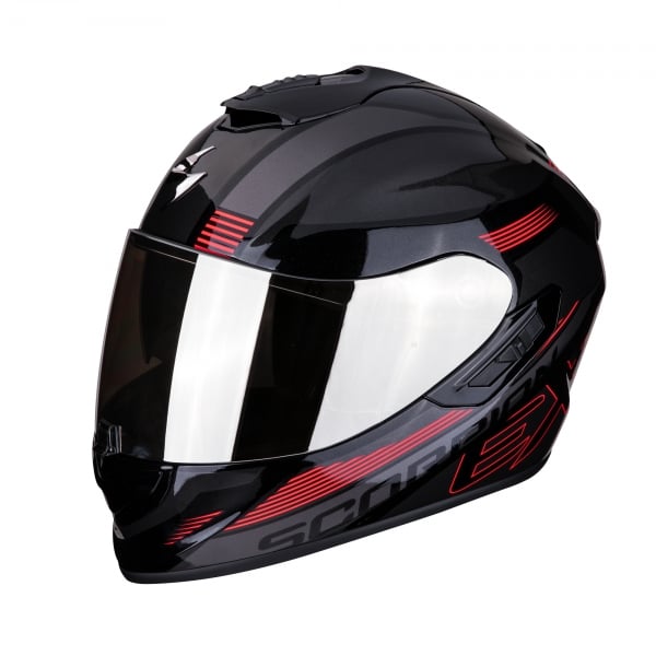 Obrázek produktu Moto přilba SCORPION EXO-1400 AIR FREE metal/černo/červená