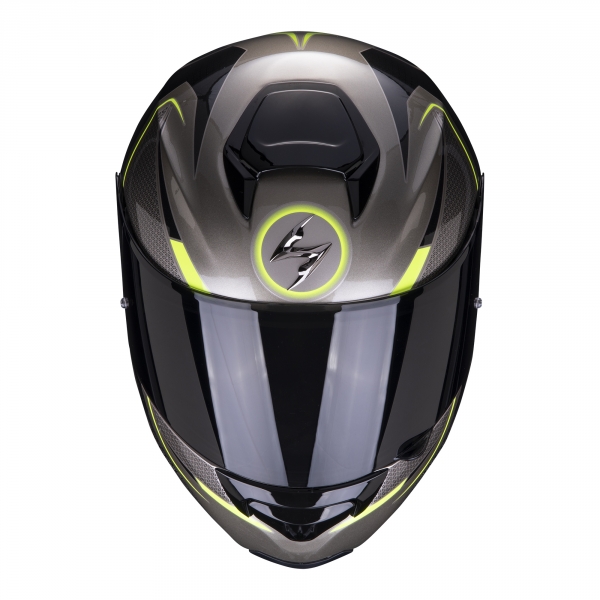 Obrázek produktu Moto přilba SCORPION EXO-3000 AIR CREED titanovo/černo/neonově žlutá
