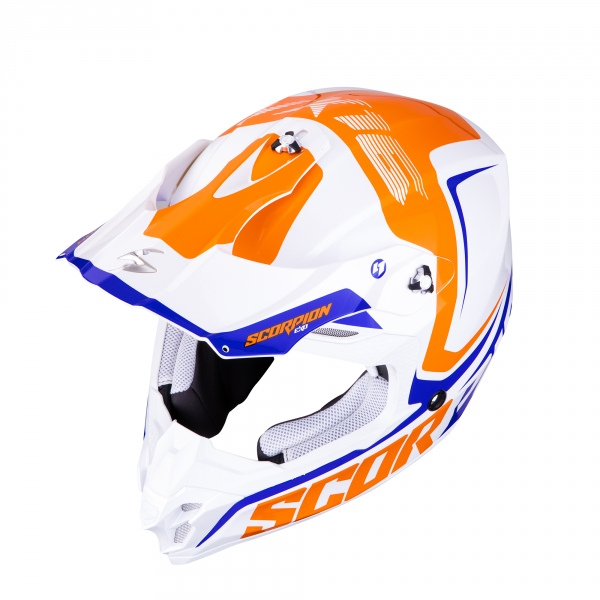 Obrázek produktu Moto přilba SCORPION VX-16 AIR ERNEE bílo/oranžovo/modrá