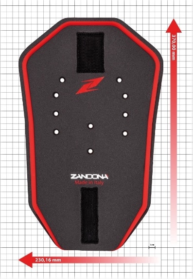 Obrázek produktu Chránič páteře ZANDONA 230x370mm back insert 7101