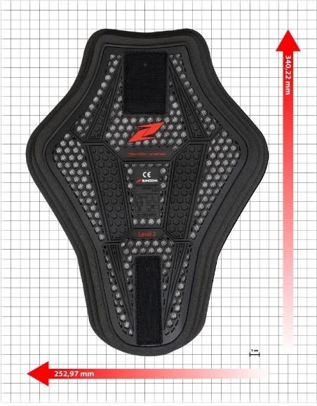 Obrázek produktu Chránič páteře ZANDONA 253x340mm ESATECH back insert 7203 LEVEL2