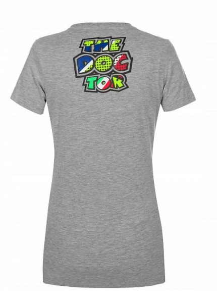 Obrázek produktu Dámské triko Valentino Rossi VR46 POP ART šedé 352205
