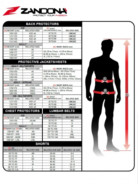 Obrázek produktu Chránič páteře ZANDONA HYBRID BACK PRO X8 (178-187cm) 1308 bílý LEVEL2