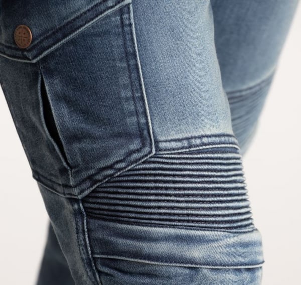 Obrázek produktu Moto kalhoty BROGER OHIO jeans washed blue