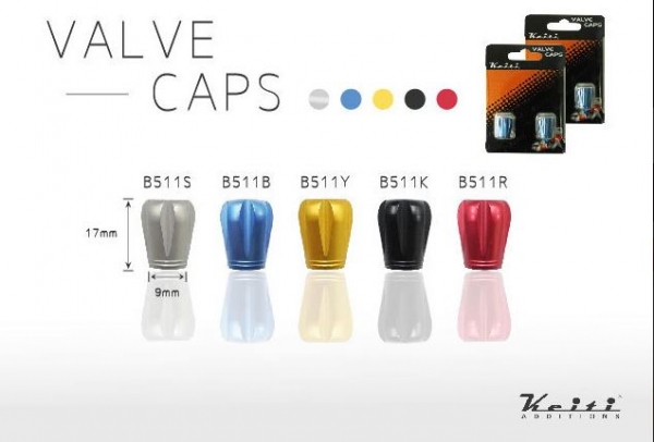 Obrázek produktu Ventilky do kol KEITI, barevné