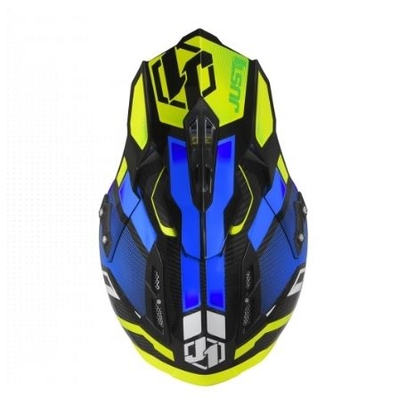 Obrázek produktu Kšilt JUST1 J12 VECTOR fluo žluto/modro/carbon