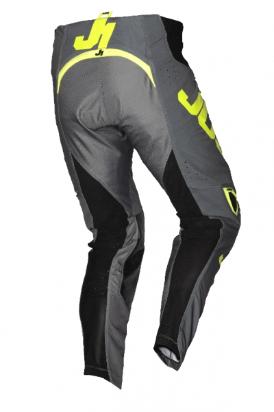 Obrázek produktu Moto kalhoty JUST1 J-FLEX ARIA tmavě šedé/neonově žluté