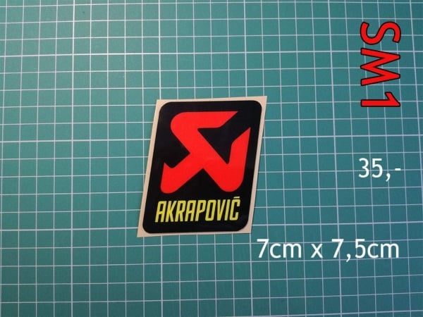 Obrázek produktu Samolepky AKRAPOVIČ SM1