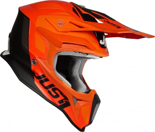 Obrázek produktu Moto přilba JUST1 J18 PULSAR oranžovo/bílo/černá