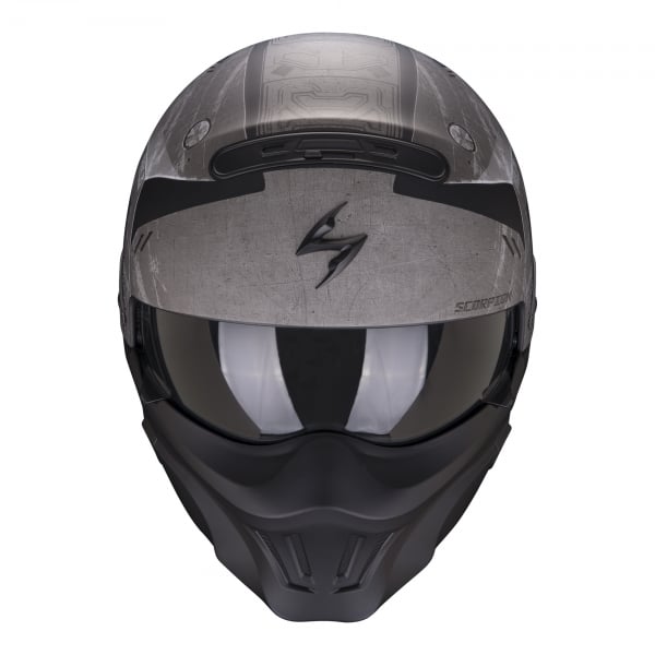 Obrázek produktu Moto přilba SCORPION EXO-COMBAT EVO INCURSION matná stříbrno/černá