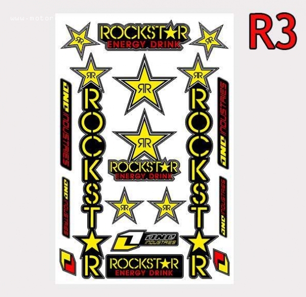 Obrázek produktu Samolepky ROCKSTAR R3