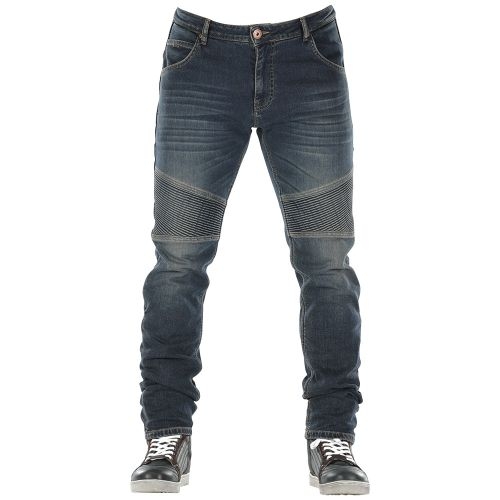 Obrázek produktu Kevlarové moto kalhoty OVERLAP CASTEL DIRT 2 JEANS modré