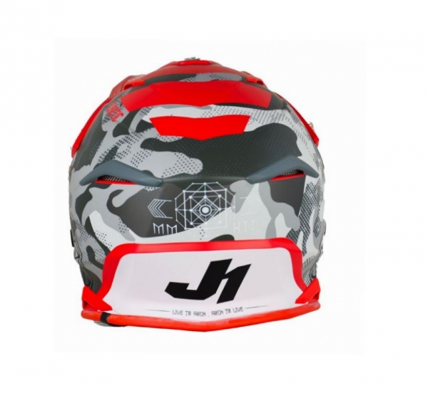 Obrázek produktu Moto přilba JUST1 J39 KINETIC matná camo černo/šedo/červená