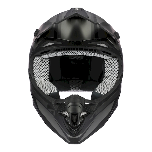 Obrázek produktu Moto přilba ASTONE MX800 RACERS matná šedo/černá + 2 ks brýle ARNETTE zdarma