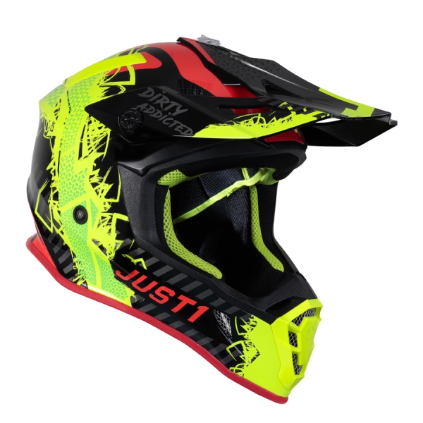 Obrázek produktu Moto přilba JUST1 J38 MASK neonově žluto/červeno/černá