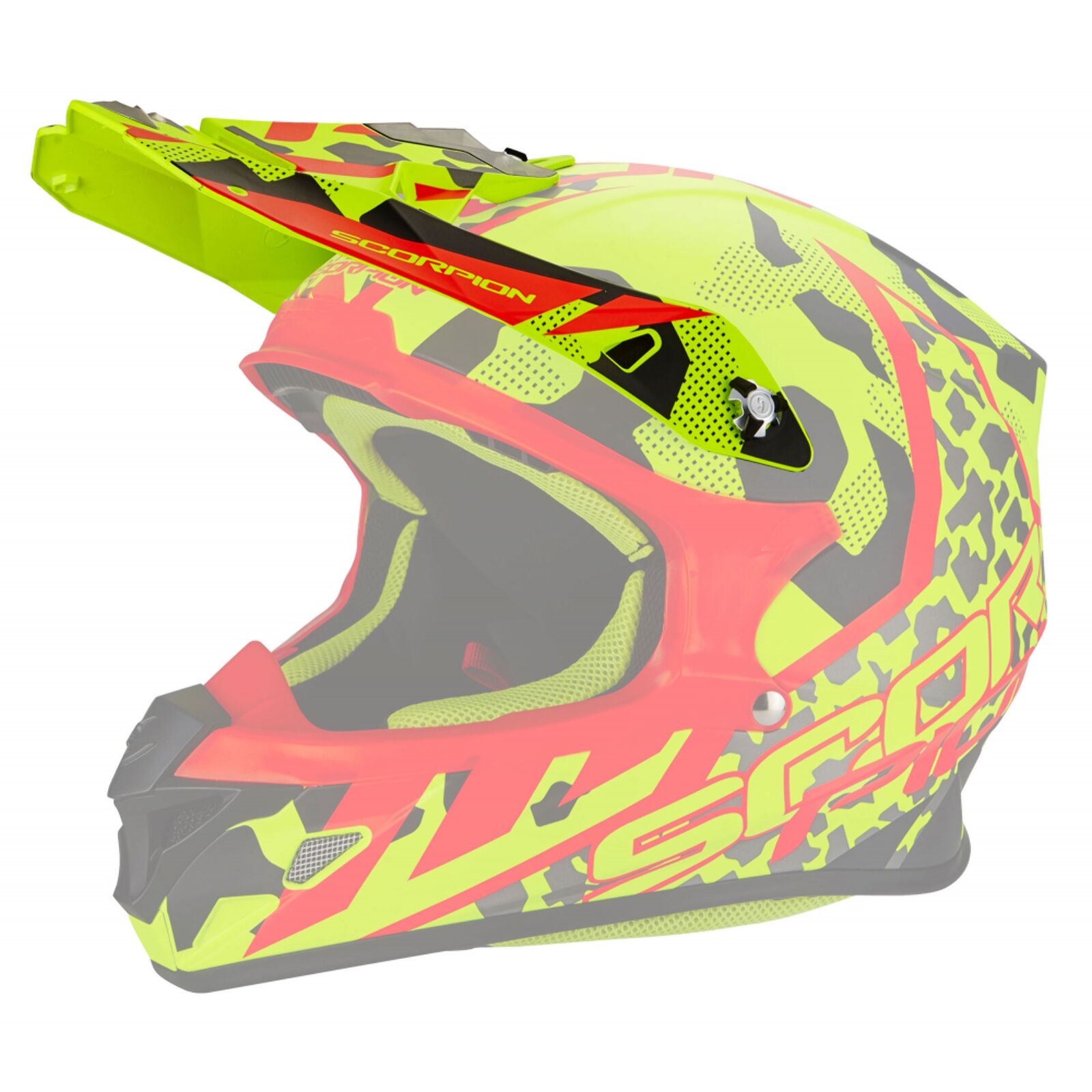 Obrázek produktu Kšilt SCORPION VX-21 FURIO neonově žluto/černo/červený