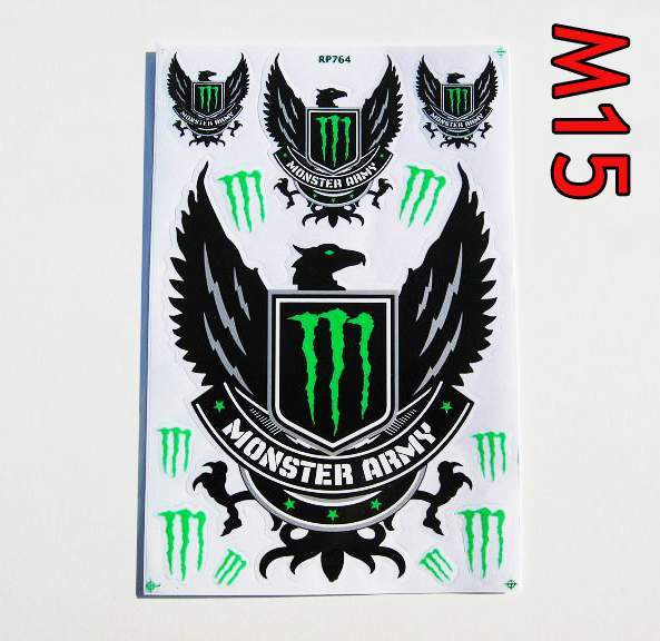 Obrázek produktu Samolepky MONSTER M15