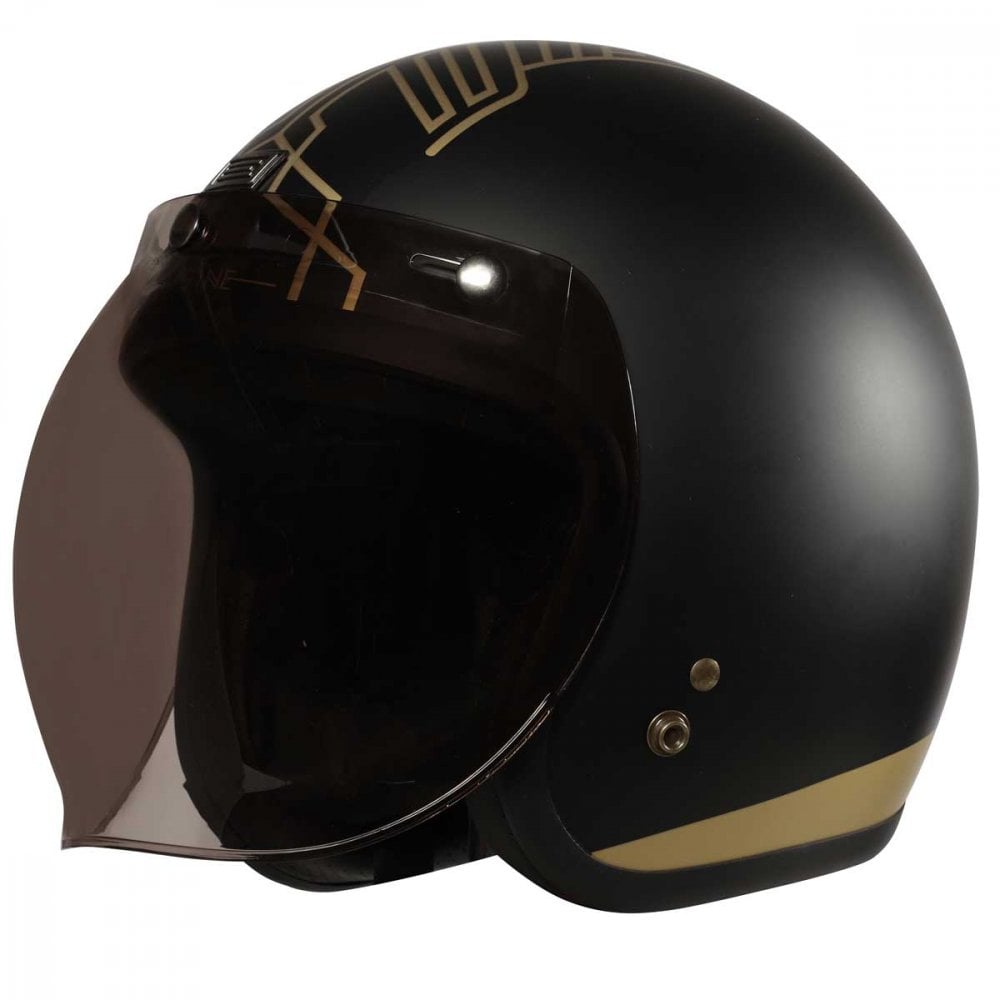 Obrázek produktu Retro helma na moto ORIGINE PRIMO LIMITED EDITION matná černá