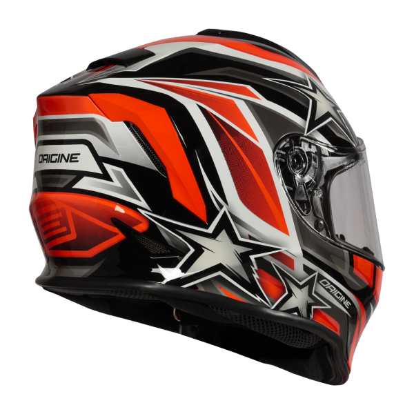 Obrázek produktu Dětská helma na moto ORIGINE DINAMO KIDS STARS REVOLUTION neonově oranžovo/černá