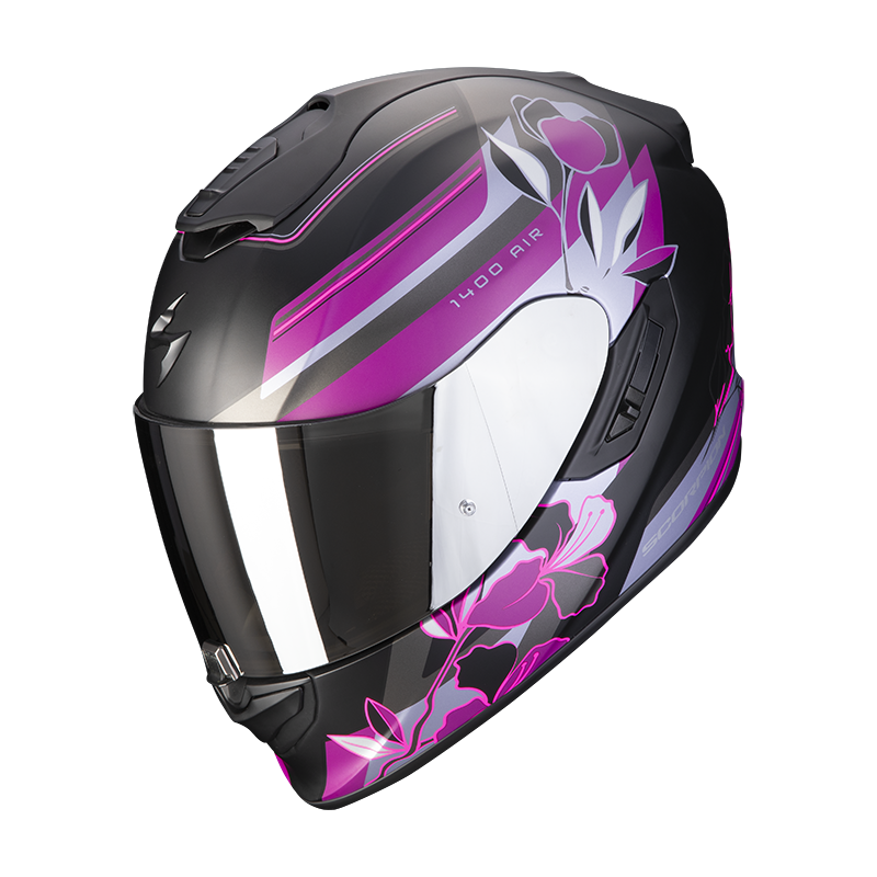 Obrázek produktu Moto přilba SCORPION EXO-1400 AIR GAIA matná černo/růžová