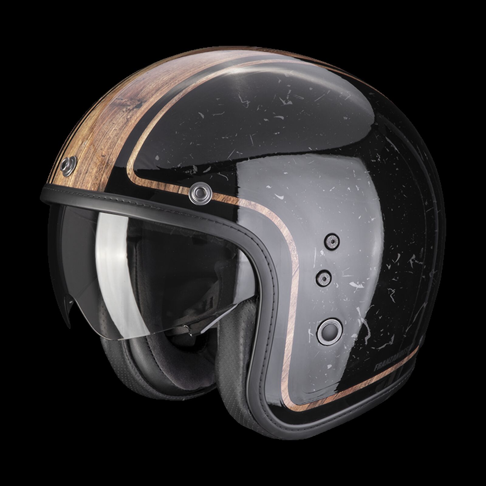 Obrázek produktu Moto přilba SCORPION BELFAST EVO RETROL černo/hnědá