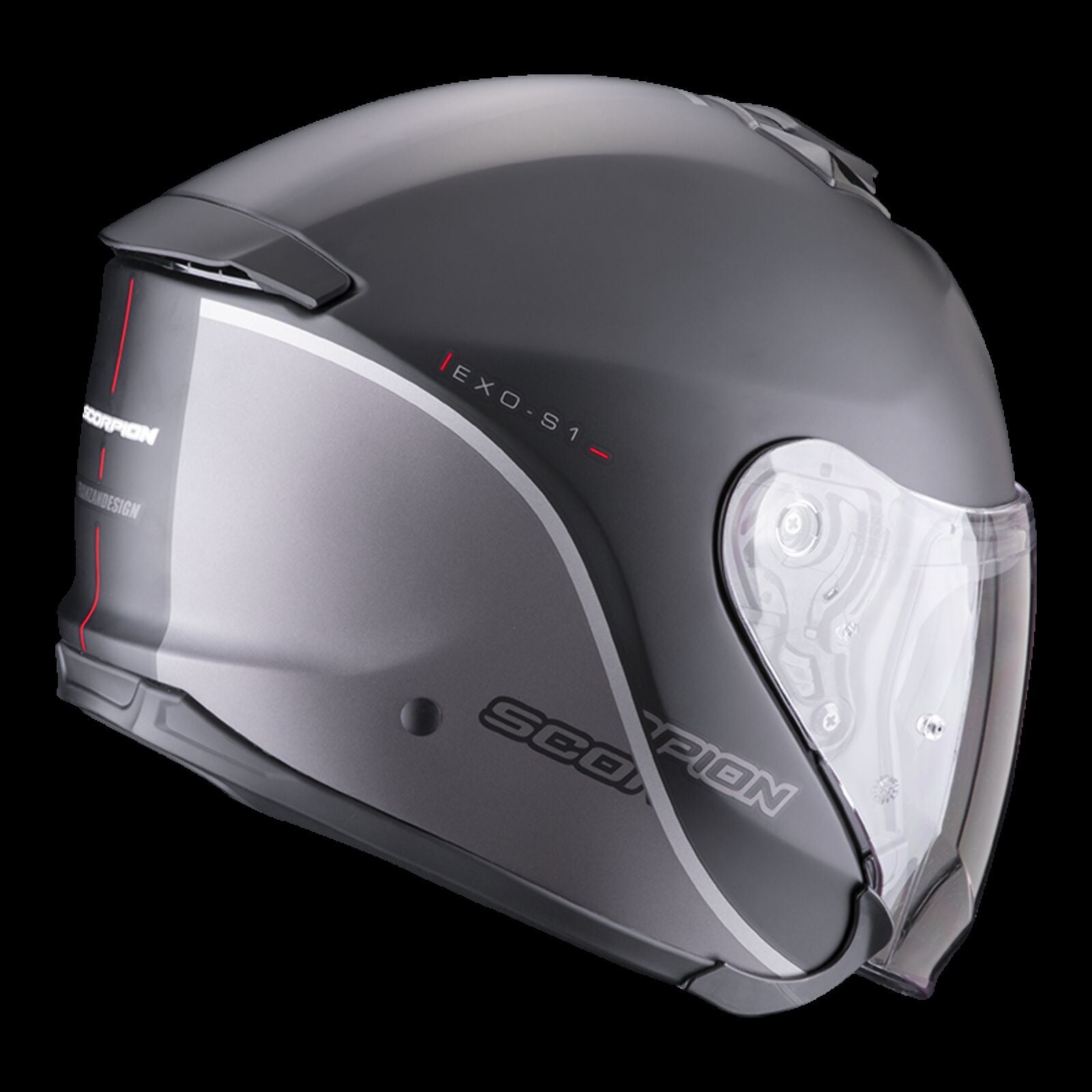 Obrázek produktu Moto přilba SCORPION EXO-S1 ESSENCE matná černo/stříbrná