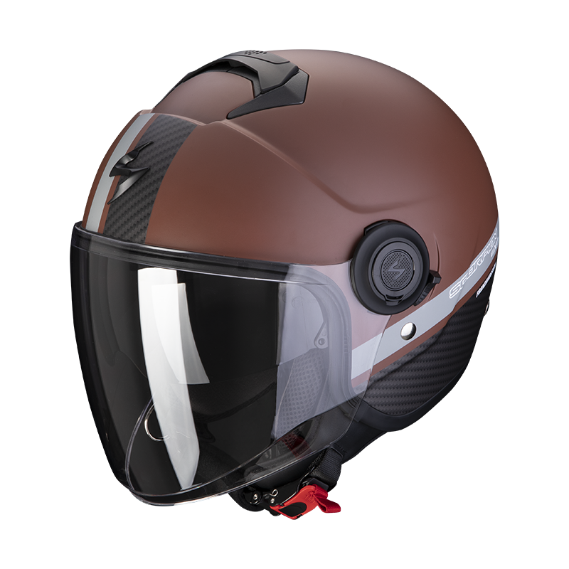 Obrázek produktu Moto přilba SCORPION EXO-CITY STRADA matná hnědo/černá