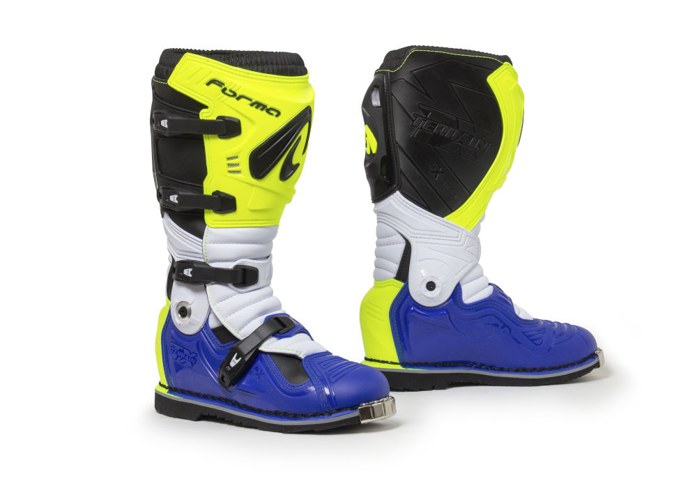 Obrázek produktu Moto boty FORMA TERRAIN EVOLUTION TX fluo žluto/bílo/modré