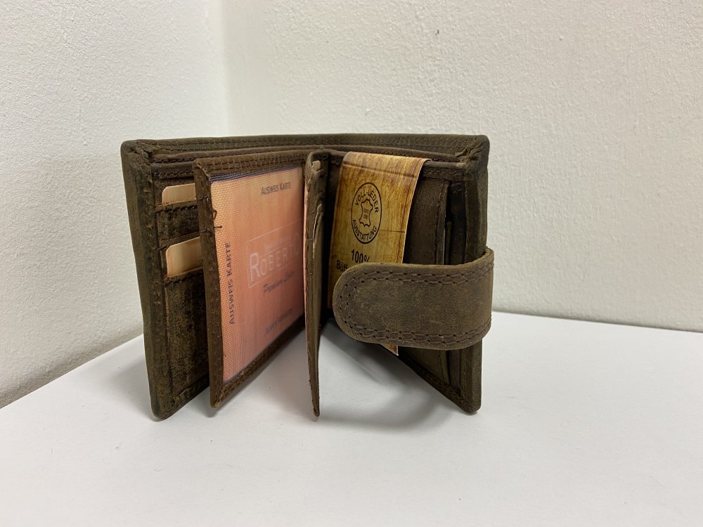 Obrázek produktu Peněženka kožená hnědá Erb