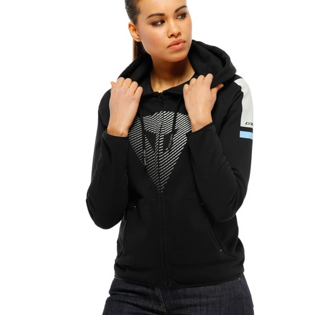 Obrázek produktu Dámská mikina DAINESE FADE LADY FULL ZIP HOODIE černo/šedo/světle modrá