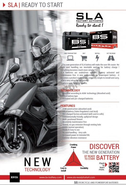 Obrázek produktu Moto baterie BS BT12B-4