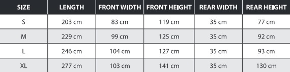 Obrázek produktu Plachta na motorku REBELHORN COVER II černo/stříbrná - velikost XL