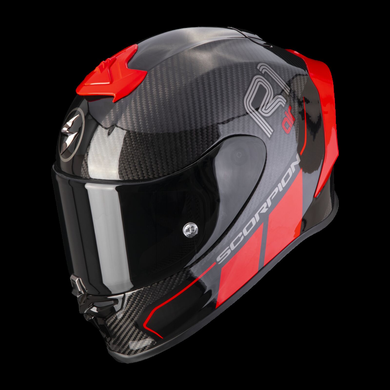 Obrázek produktu Moto přilba SCORPION EXO-R1 EVO CARBON AIR CORPUS II červená