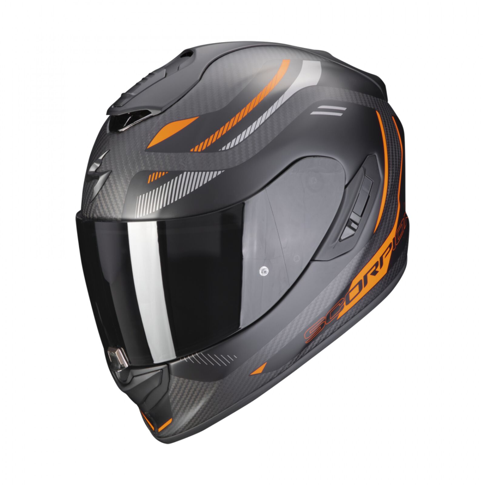 Obrázek produktu Moto přilba SCORPION EXO-1400 EVO CARBON AIR KYDRA matná černo/oranžová