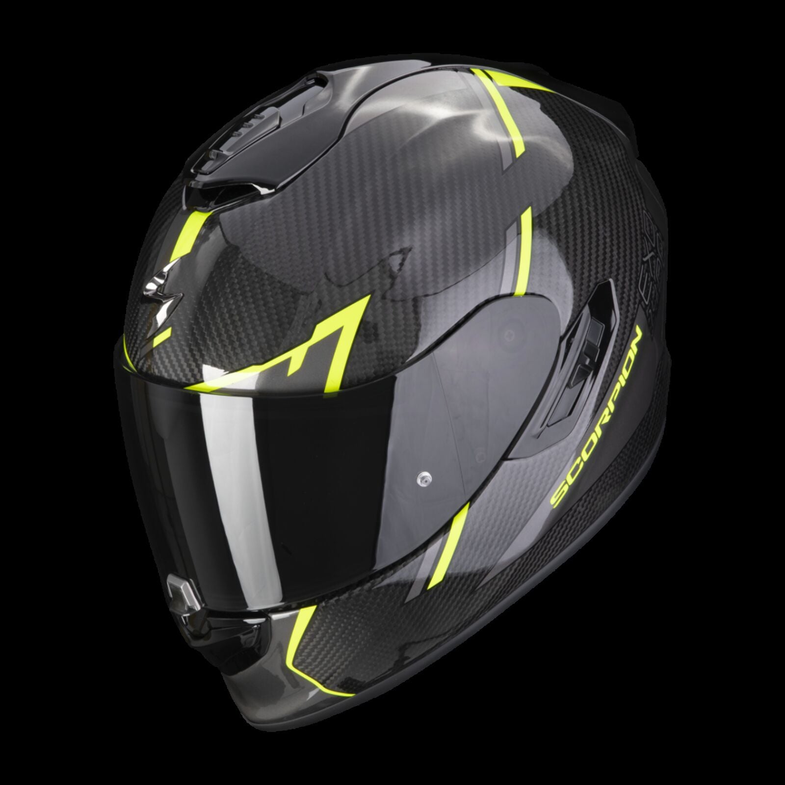 Obrázek produktu Moto přilba SCORPION EXO-1400 EVO CARBON AIR KENDAL černo/neonově žlutá