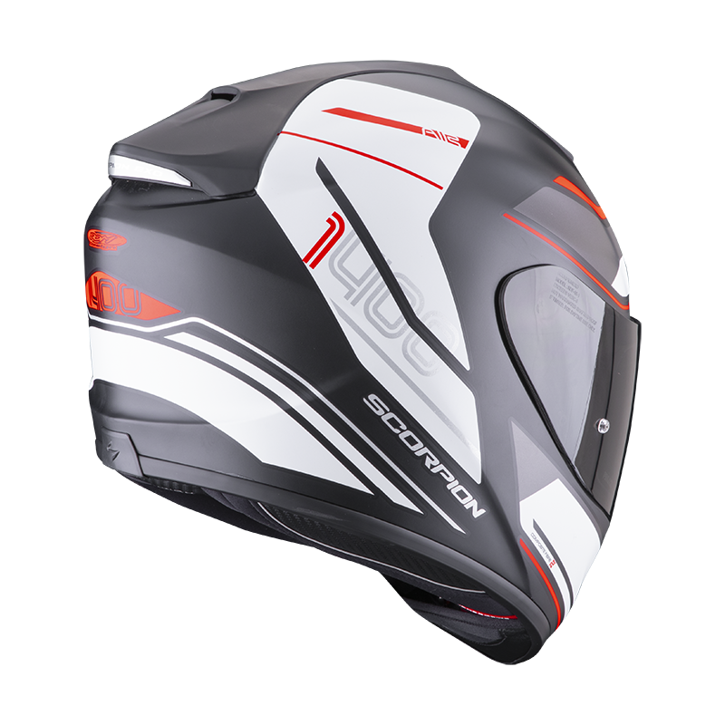 Obrázek produktu Moto přilba SCORPION EXO-1400 EVO AIR VITTORIA matná černo/bílá