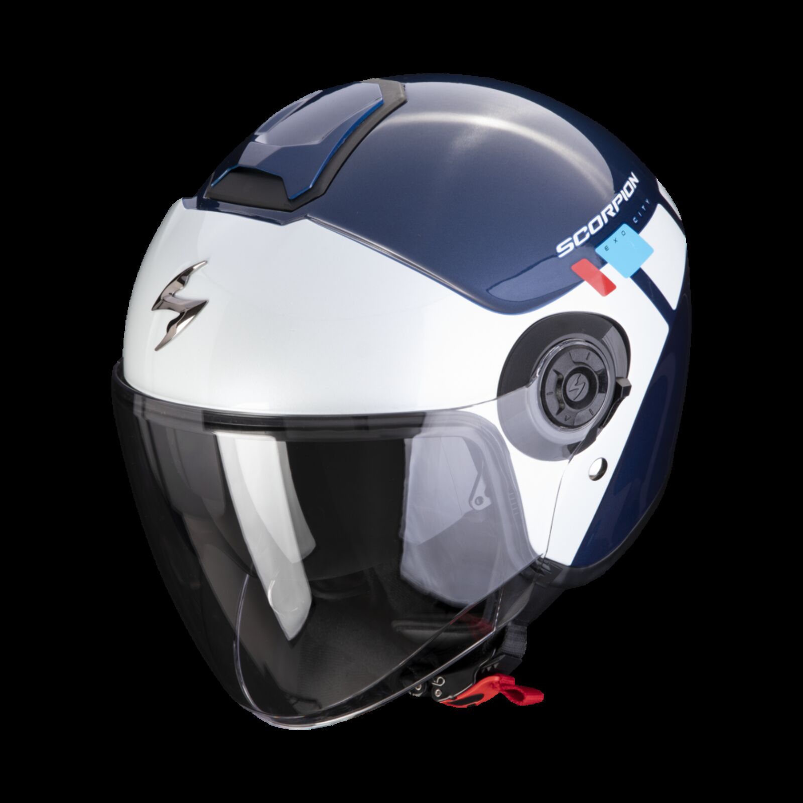 Obrázek produktu Moto přilba SCORPION EXO-CITY II MALL modro/bílo/červená vel: S