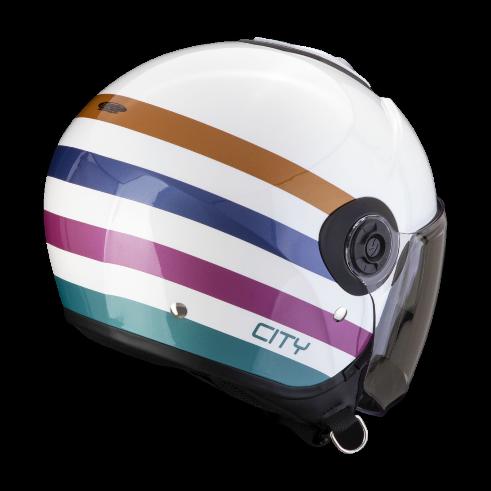 Obrázek produktu Moto přilba SCORPION EXO-CITY II BEE bílo/zeleno/zlatá