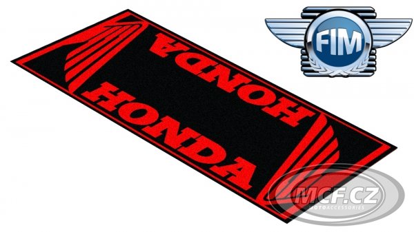 Obrázek produktu Koberec pod moto 80x200cm HONDA černo/červený 603 EXTRA SLEVA kratší rozměr