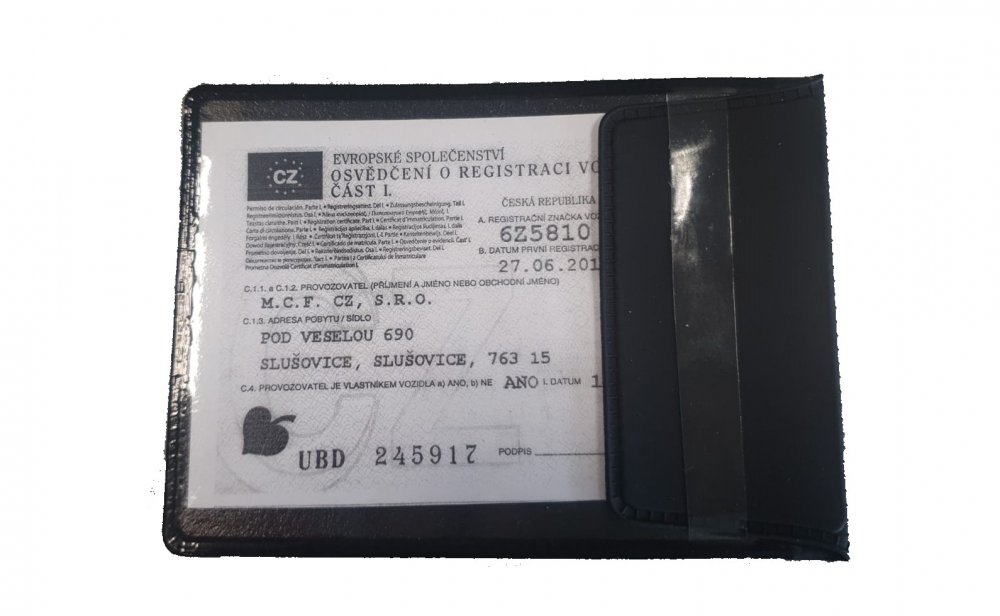 Obrázek produktu Obal na doklady a malý OTP KAWASAKI černý